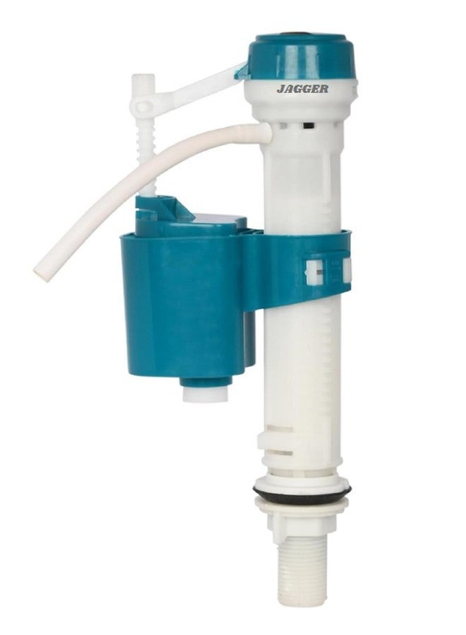 JAGGER صمام تعبئة خزان المرحاض البلاستيكي المضاد للارتداد JAGGER JAG347 قابل للتعديل من 6 إلى 10 بوصات، طقم إصلاح صمام الكرة لخزان التدفق مناسب للمراحيض ذات القطعة الواحدة والقطعتين (صمام تدفق عالمي، 1) - Image 2